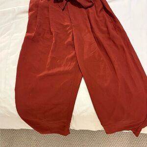 Madewell Rust Red Straight Leg Pants